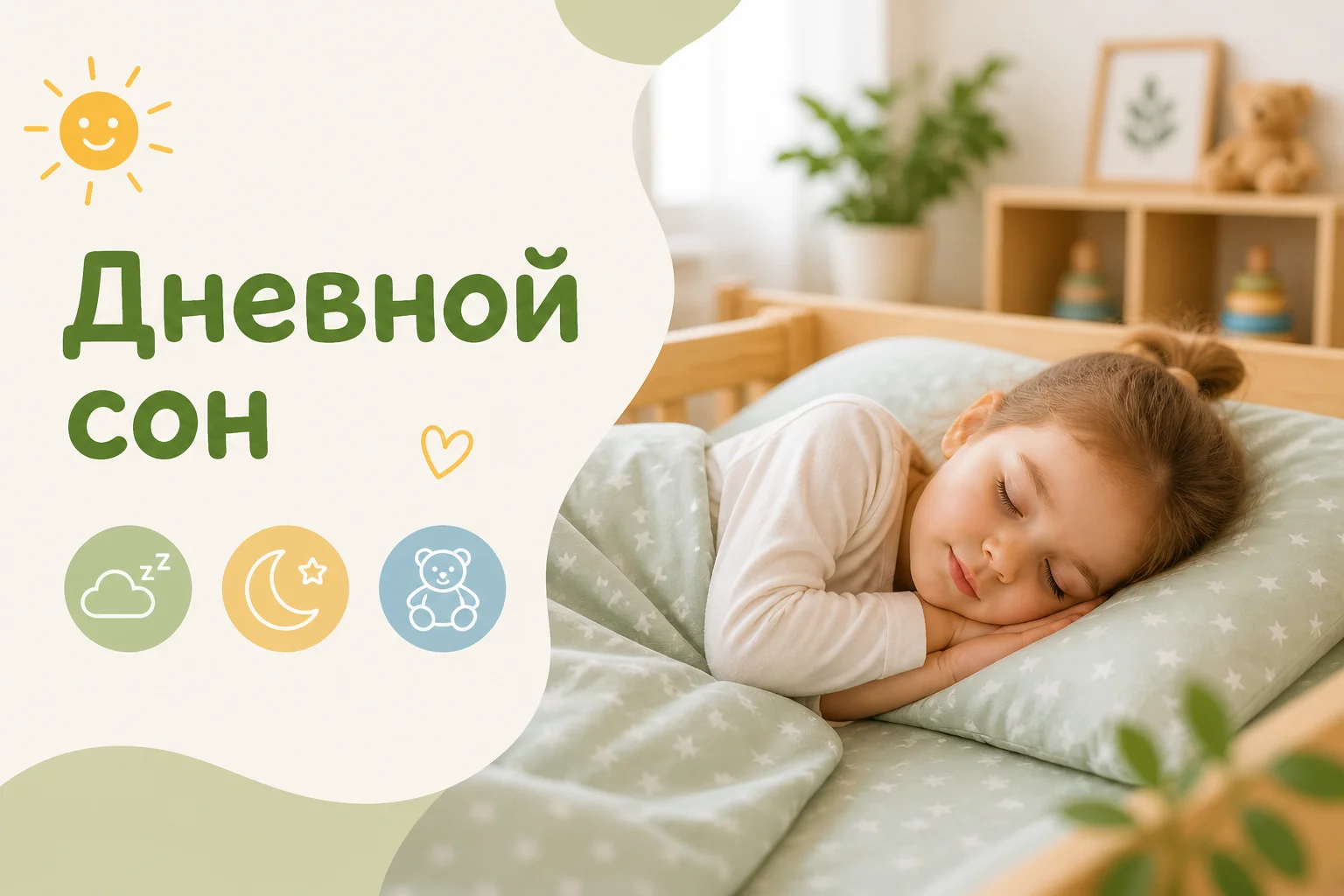 Дневной сон в детском саду: зачем он нужен ребёнку