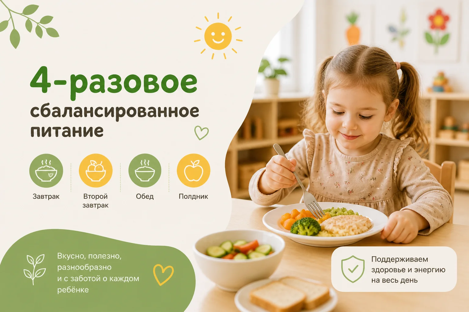 4-разовое сбалансированное питание 