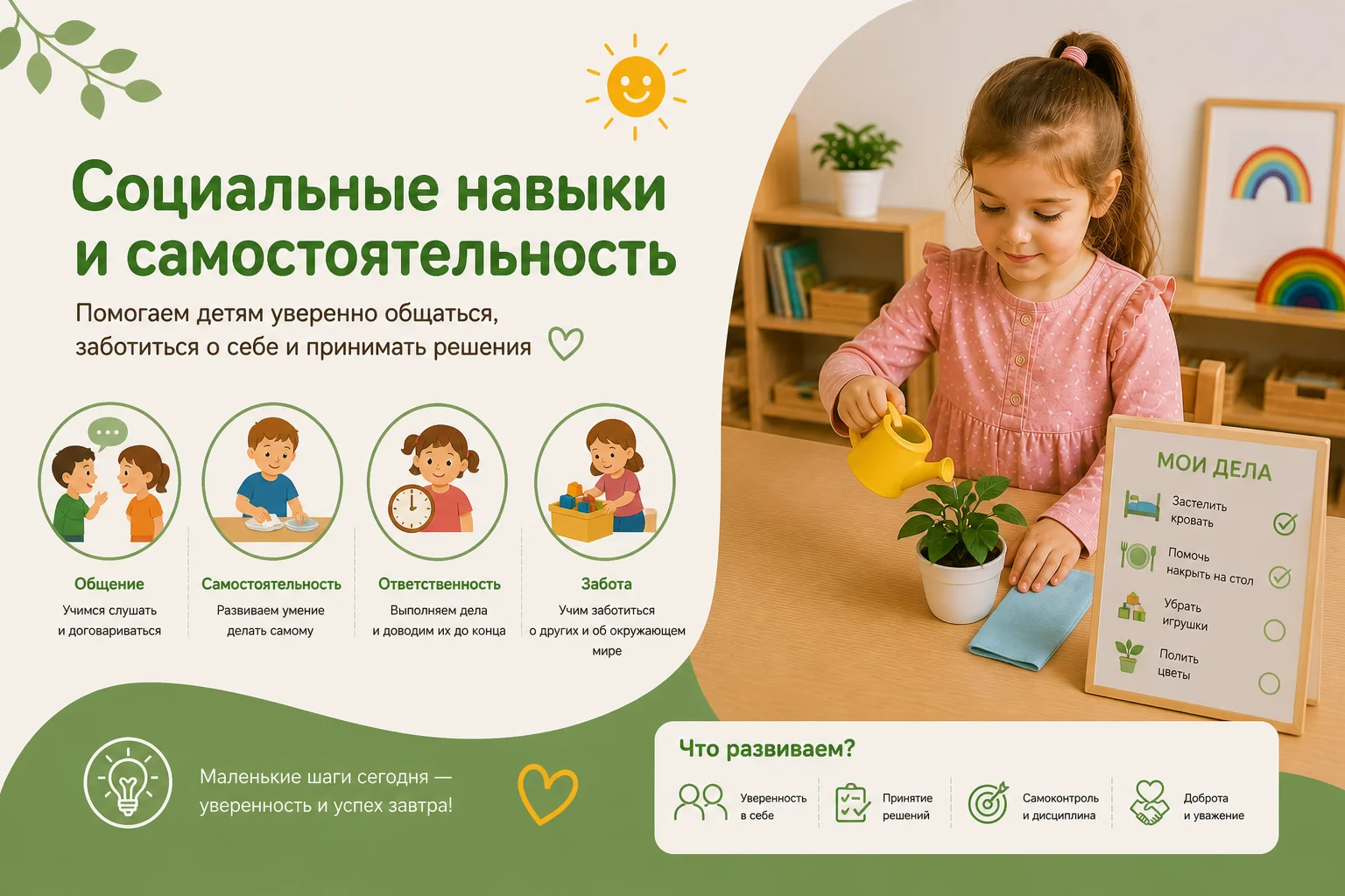 Социальные навыки и самостоятельность
